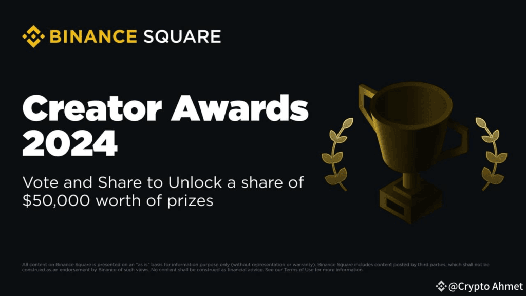 Calling All Creators! Join the Binance Square Creator Awards and Unlock a Share of $50,000 in Rewards